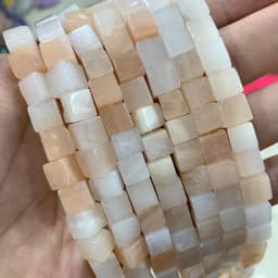 Wholesale 8*8mm Square Tiger Eye Turquoises Crystal Jades Natural Cube Stone Beads For Jewelry Making DIY Bracelet Accessories