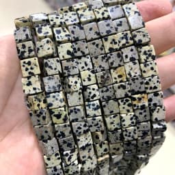 Wholesale 8*8mm Square Tiger Eye Turquoises Crystal Jades Natural Cube Stone Beads For Jewelry Making DIY Bracelet Accessories