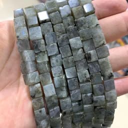 Wholesale 8*8mm Square Tiger Eye Turquoises Crystal Jades Natural Cube Stone Beads For Jewelry Making DIY Bracelet Accessories