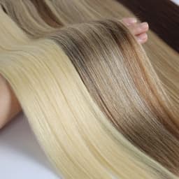 Real Beauty Straight Hair Weave Bundles 14"-28" Hight Ratio Remy Hair Extensions Platinum Blond Brazilian Brown Piano Color