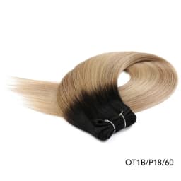 Real Beauty Straight Hair Weave Bundles 14"-28" Hight Ratio Remy Hair Extensions Platinum Blond Brazilian Brown Piano Color