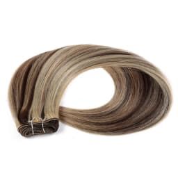 Real Beauty Straight Hair Weave Bundles 14"-28" Hight Ratio Remy Hair Extensions Platinum Blond Brazilian Brown Piano Color