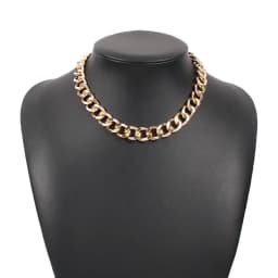 Retro Exaggerated Thick Chain Necklace Double Personality Chain Hip-Hop Neck Chain Choker Necklac Women Jewelry