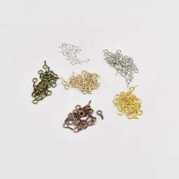100-200Pcs/lot 4-6mm Screw Eye Pins Bails Charms Pendant Thread Eye Hooks Clasps For Jewelry Making Supplies