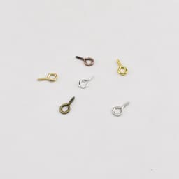 100-200Pcs/lot 4-6mm Screw Eye Pins Bails Charms Pendant Thread Eye Hooks Clasps For Jewelry Making Supplies