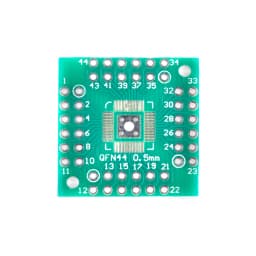 5pcs/1pc 0.5mm QFP/PQFP/LQFP/HTQFP QFN44/48 Turn DIP Adapter Plate HTQFP QFN48 to DIP48 QFN44