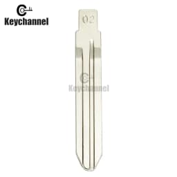 10PCS/lot Universal Car Key Blade TOY43 02# KD Flip Remote Blank for KD KEYDIY Xhorse for Toyota Camry Corolla Hilux RAV4