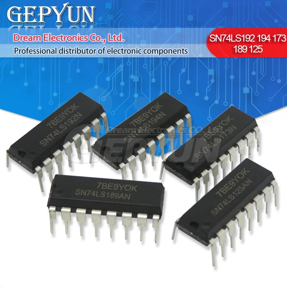 5PCS SN74LS189AN 74LS189 DIP-16 DIP SN74LS189N SN74LS107AN 74LS107 SN74LS125AN SN74LS173N 74LS125 74LS173