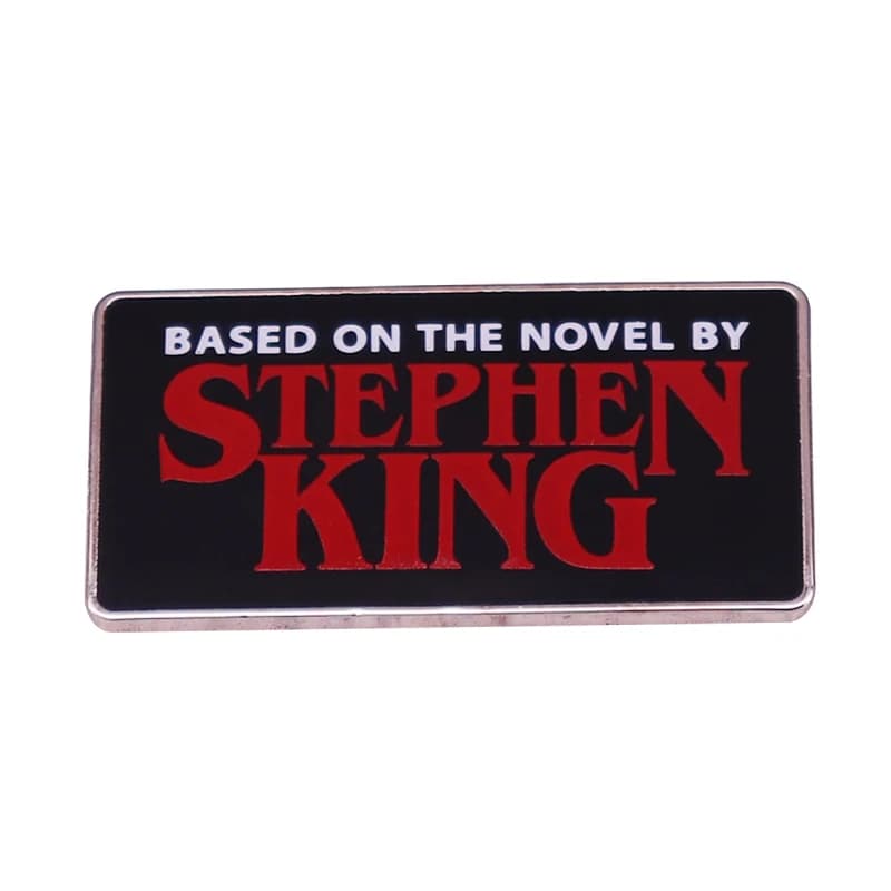 Based on The Novel By Stephen King Pin horror supernatural suspense crime science-fiction fantasy novels American Author Brooch
