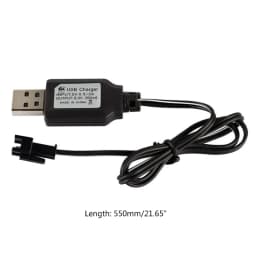 USB 6V 250mA NiMh/NiCd Battery USB Charger for 5S NiMh/NiCd Battery Packs, SM 2P Electric Toy Charger for RC Racing RC Car Truck