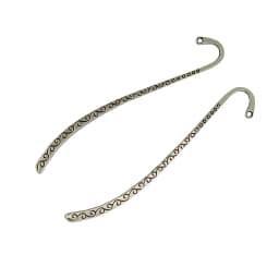 20pcs assorted colors classic simple alloy metal blank beading simple infinite symbol pattern bookmark DIY Making