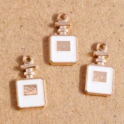10pcs 9*16mm Alloy Enamel Perfume Bottle Charms Pendants for Cute Necklaces Drop Earrings Keychain DIY Jewelry Making Findings