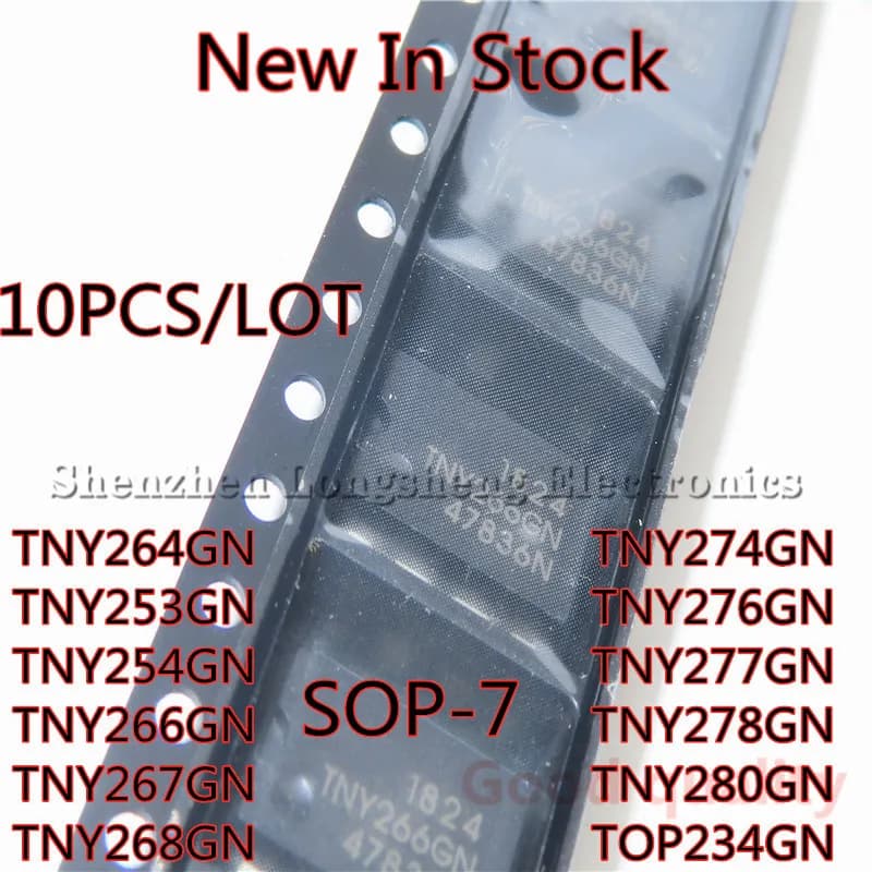 10PCS/LOT TNY264GN TNY253GN TNY254GN TNY266GN TNY267GN TNY268GN TNY274GN TNY276GN TNY277GN TNY278GN TNY280GN TOP234GN SOP-7