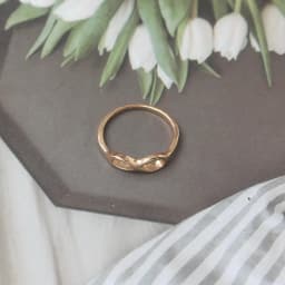 Mini Knot Rings for Women 17mm Round Wedding Rings Silver Color Metal Ladies Rings Fingers Accessories bague femme
