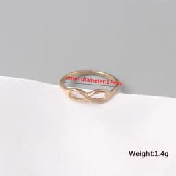 Mini Knot Rings for Women 17mm Round Wedding Rings Silver Color Metal Ladies Rings Fingers Accessories bague femme