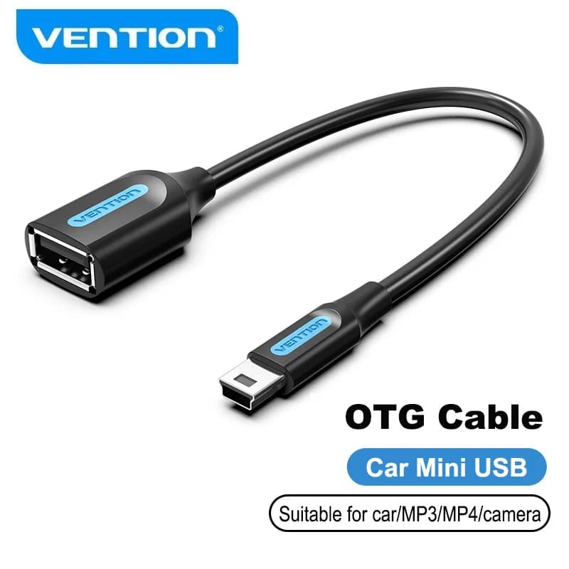 Vention Mini USB OTG Adapter Cable Mini USB Male to USB 2.0 Female for Tablet Samsung Macbook Pro USB OTG Connector