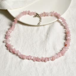 Natural Irregular Stone Crystal Necklace Bohemian Spring/Summer Beach Style