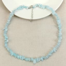 Natural Irregular Stone Crystal Necklace Bohemian Spring/Summer Beach Style