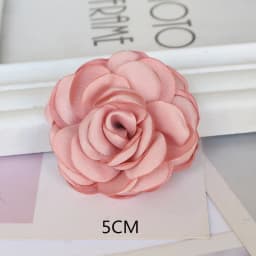 10PCS/Lot Handmade Rose Fabric Artificial Flowers For Hats Dress Decoration Hair Accessories