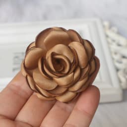 10PCS/Lot Handmade Rose Fabric Artificial Flowers For Hats Dress Decoration Hair Accessories