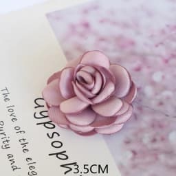 10PCS/Lot Handmade Rose Fabric Artificial Flowers For Hats Dress Decoration Hair Accessories