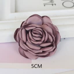 10PCS/Lot Handmade Rose Fabric Artificial Flowers For Hats Dress Decoration Hair Accessories