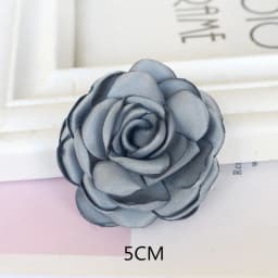 10PCS/Lot Handmade Rose Fabric Artificial Flowers For Hats Dress Decoration Hair Accessories
