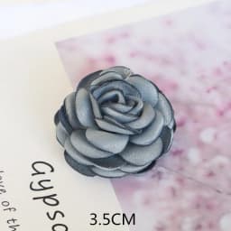 10PCS/Lot Handmade Rose Fabric Artificial Flowers For Hats Dress Decoration Hair Accessories