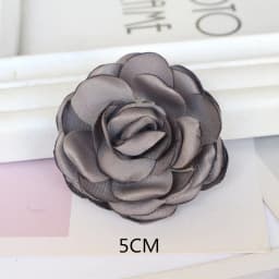 10PCS/Lot Handmade Rose Fabric Artificial Flowers For Hats Dress Decoration Hair Accessories
