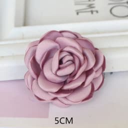 10PCS/Lot Handmade Rose Fabric Artificial Flowers For Hats Dress Decoration Hair Accessories