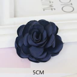 10PCS/Lot Handmade Rose Fabric Artificial Flowers For Hats Dress Decoration Hair Accessories