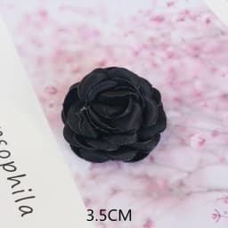 10PCS/Lot Handmade Rose Fabric Artificial Flowers For Hats Dress Decoration Hair Accessories