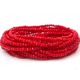 43 Colors 1mm Crystal Loose Spacer Beads Bulk Gasket Glass Beads for Jewelry Making DIY Accessories New Arrivals