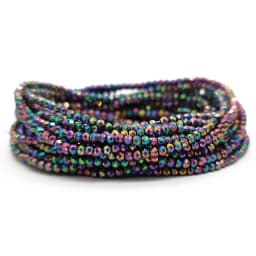 43 Colors 1mm Crystal Loose Spacer Beads Bulk Gasket Glass Beads for Jewelry Making DIY Accessories New Arrivals