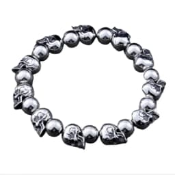 Men High Quality Skull Bracelet Men's Punk Large Adjustable Skeleton Bracelet Men Jewelry Gifts