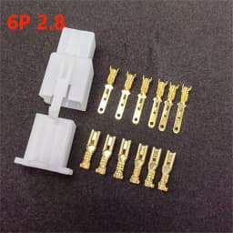 2.8mm 1P 2P 3P 4P 6P 9P Automotive Quick connection Electrical Wire Connector Male Female Cable Terminal Plug Kits Motorcycle