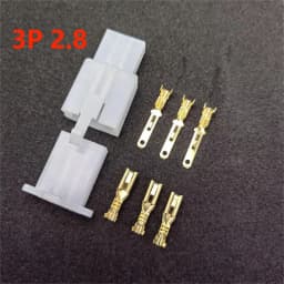 2.8mm 1P 2P 3P 4P 6P 9P Automotive Quick connection Electrical Wire Connector Male Female Cable Terminal Plug Kits Motorcycle
