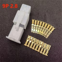 2.8mm 1P 2P 3P 4P 6P 9P Automotive Quick connection Electrical Wire Connector Male Female Cable Terminal Plug Kits Motorcycle