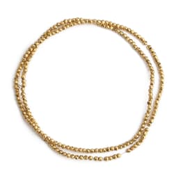 Color Retention Gold Plated Natural Hematite Beads Faceted Round Loose Rondelle Beads For Jewelry Making DIY Bracelet 2/3/4mm