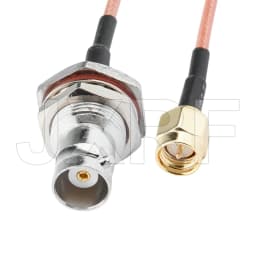 SMA Male to BNC Male RF Coaxial Cable Pigtail SMA Male 90-Degree to BNC Male Right Angle Using RG316 Jumper RFCoaxial Cable