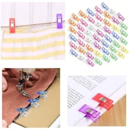 10Pcs Multipurpose Sewing Clips Quilting Clips Multicolor Magic Clips Fabric Clips Sewing Quilting Crafts Hanging Durable Clips