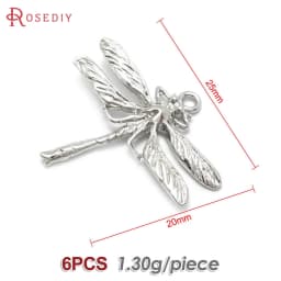 18K Gold Color Brass Dragonfly Charms Pendants High Quality Diy Jewelry Making Supplies Necklace Earrings Accessories for Women