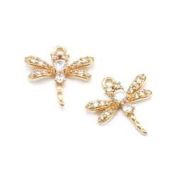 18K Gold Color Brass Dragonfly Charms Pendants High Quality Diy Jewelry Making Supplies Necklace Earrings Accessories for Women
