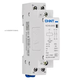 Original CHINT NCH8-20A 25A 40A 63A Modular AC household Mini Contactor 220V 230V 400V 1NO 1NC 2NO 2NC 4NO NCH8 Cable Sleeves