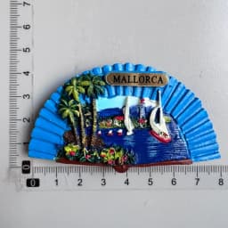 Spain Mallorca Fridge Magnets Balearic Islands MediterraneanTourism Memorial Decor Crafts Magnetic Refrigerator Sticker Gift
