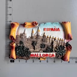 Spain Mallorca Fridge Magnets Balearic Islands MediterraneanTourism Memorial Decor Crafts Magnetic Refrigerator Sticker Gift