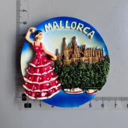 Spain Mallorca Fridge Magnets Balearic Islands MediterraneanTourism Memorial Decor Crafts Magnetic Refrigerator Sticker Gift