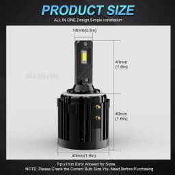 2x H7 Led Headlight Low Beam Lights CSP Chips High Power 10000LM 6000K Canbus For Volkswagen Golf 6 MK6 Golf 7 MK7 Touran 12V