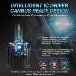 2x H7 Led Headlight Low Beam Lights CSP Chips High Power 10000LM 6000K Canbus For Volkswagen Golf 6 MK6 Golf 7 MK7 Touran 12V