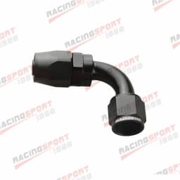 AN4 AN6 AN8 AN10 AN12 AN16 AN20 Straight 0°/45°/90° Degree Swivel Oil Fuel Line Hose End Fitting Adaptor Black